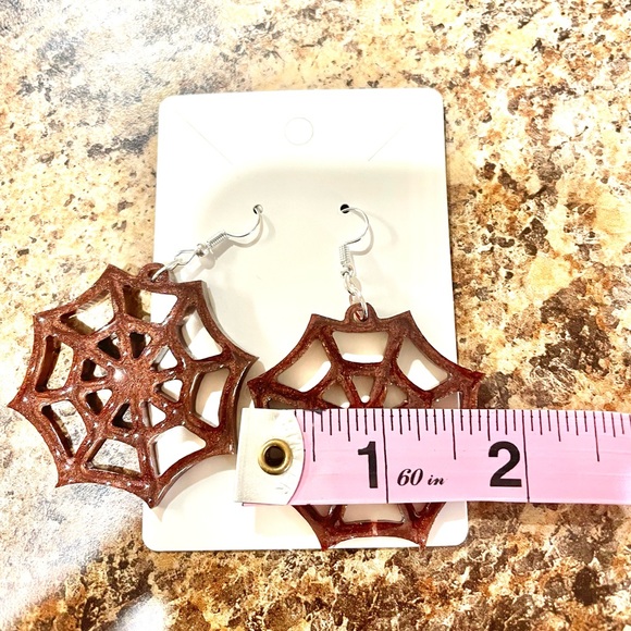 Spiderweb Earrings - Picture 7 of 7